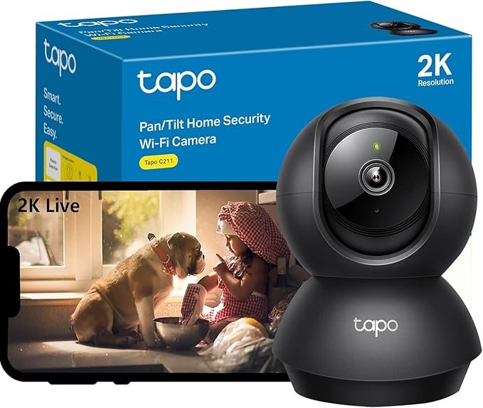 Tapo Caméra Surveillance WiFi intérieure 360°