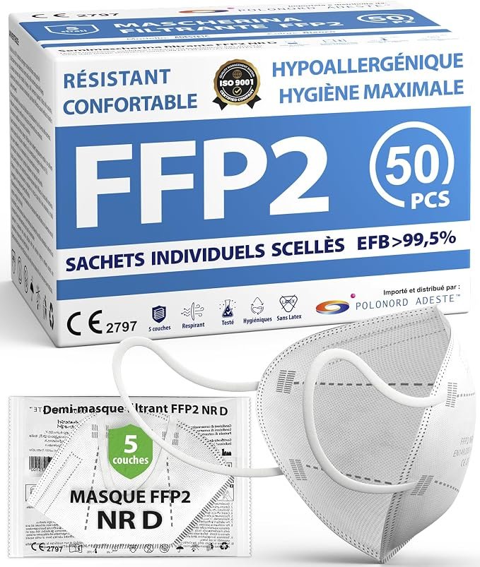 Polonord Adeste FFP2 Blanc