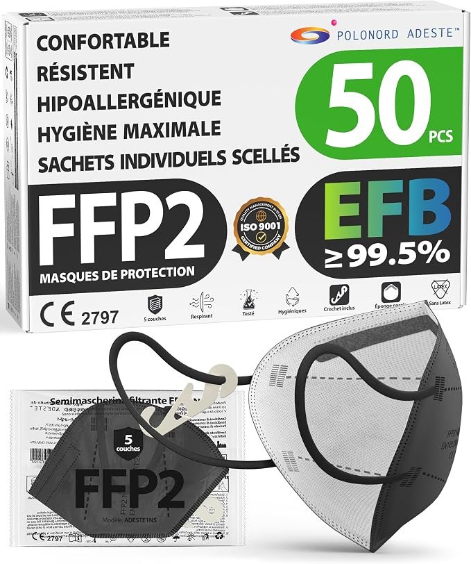 Polonord Adeste FFP2 Noir