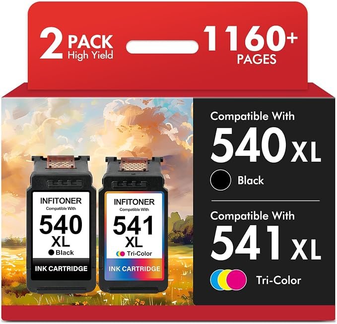 Infitoner 540/541XL cartouches canon