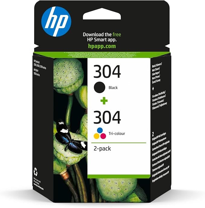 HP 304 Cartouches d'Encre Originales