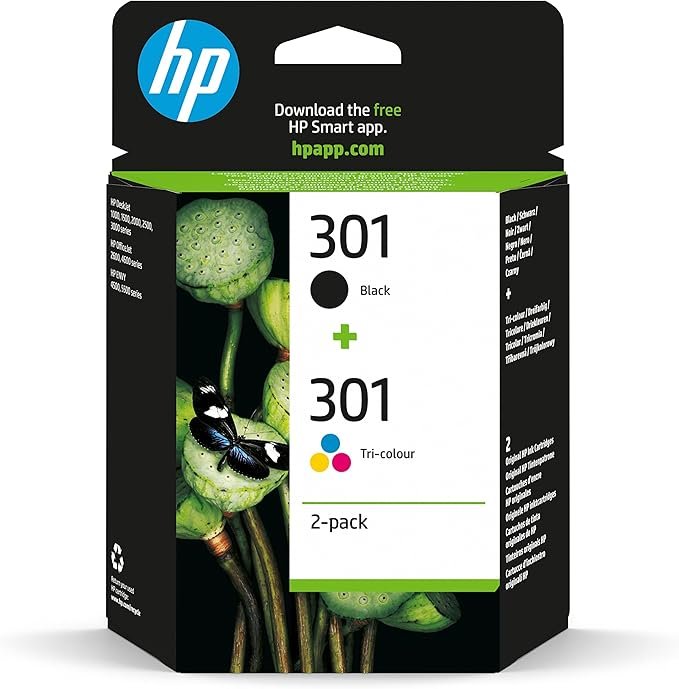 HP 301, Pack de 2 cartouches d'encre