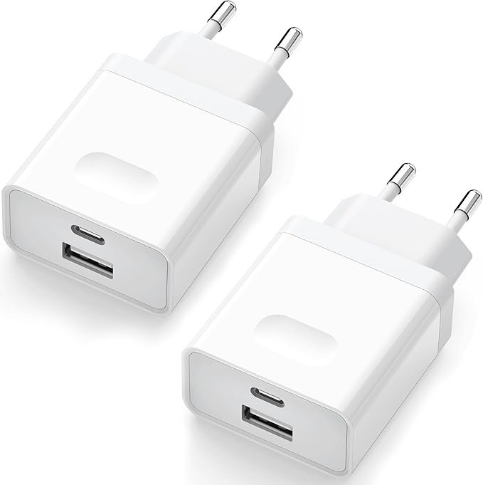 Wufuera chargeur double USB‑C 20W