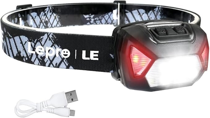 Lepro Lampe Frontale Rechargeable
