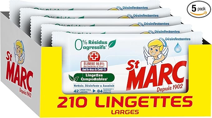 St Marc Lingettes Désinfectantes Eco
