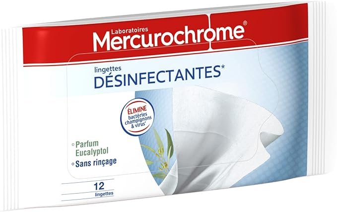 Mercurochrome Lingettes Désinfectantes