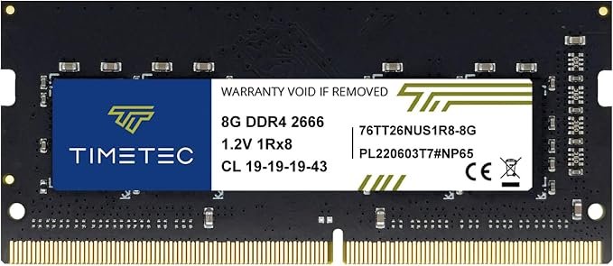 Timetec 8 GB DDR4 Sodimm 2666