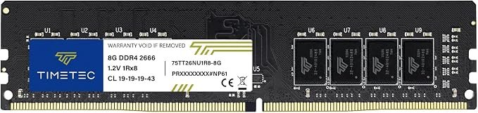 Timetec 8 GB DDR4 Udimm 2666