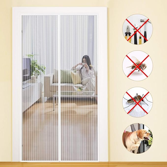 MYCARBON Moustiquaire Porte