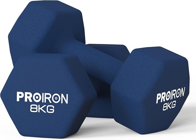 Proiron Haltères néoprène hexagonaux