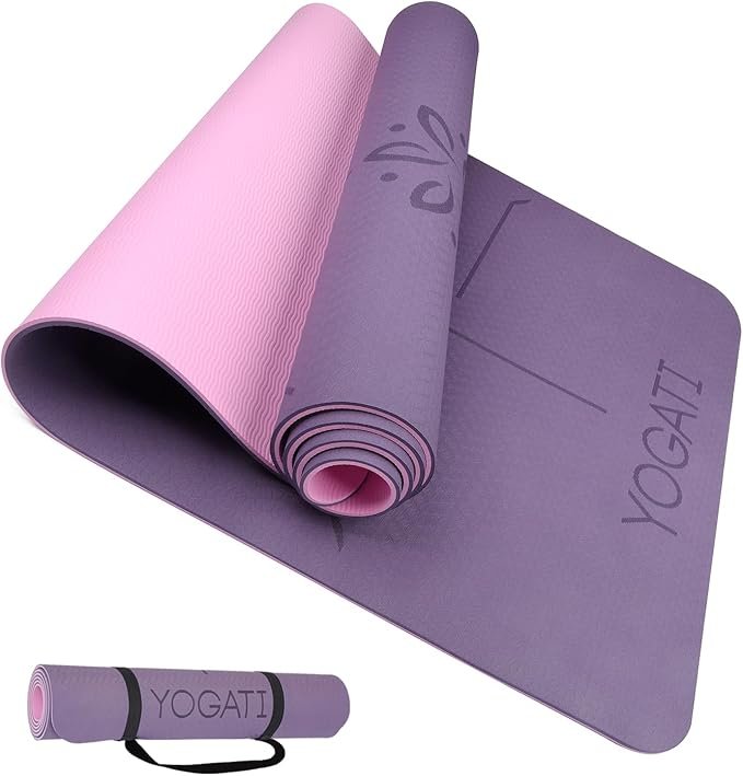 Yogati tapis yoga repères corps