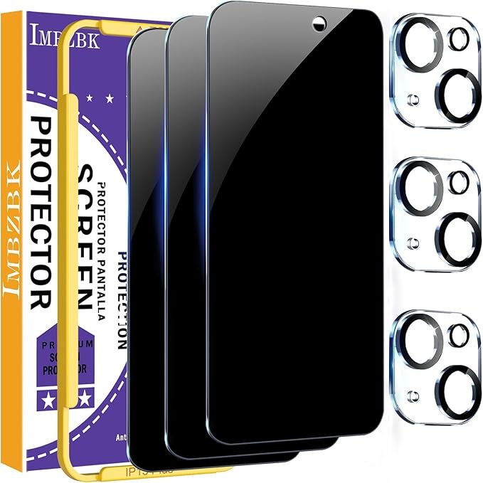 Imbzbk protection verre trempé iPhone 15