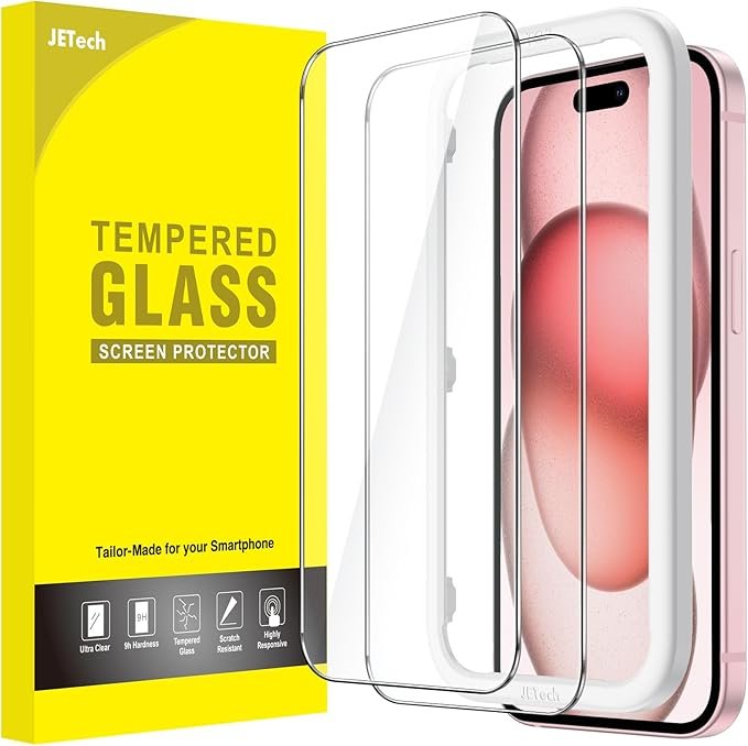JETech verre trempé iPhone 15